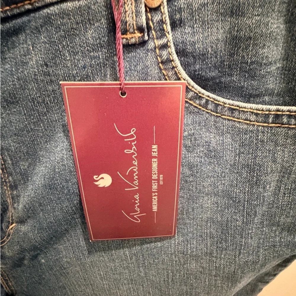 NWT Gloria Vanderbilt Amanda Jeans 20W Short Tapered Classic Rise Stretch Denim